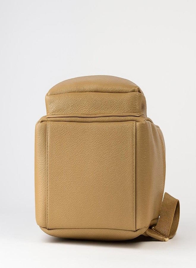 JAISOM Occur Yellow Convertible Handbag Backpack | Premium Vegan Leather | Water-Resistant & Easy to Clean | 3-Way Design with Detachable Wide Strap | Multi-Pocket Anti-Theft Stylish Shoulder Bag - Image 2